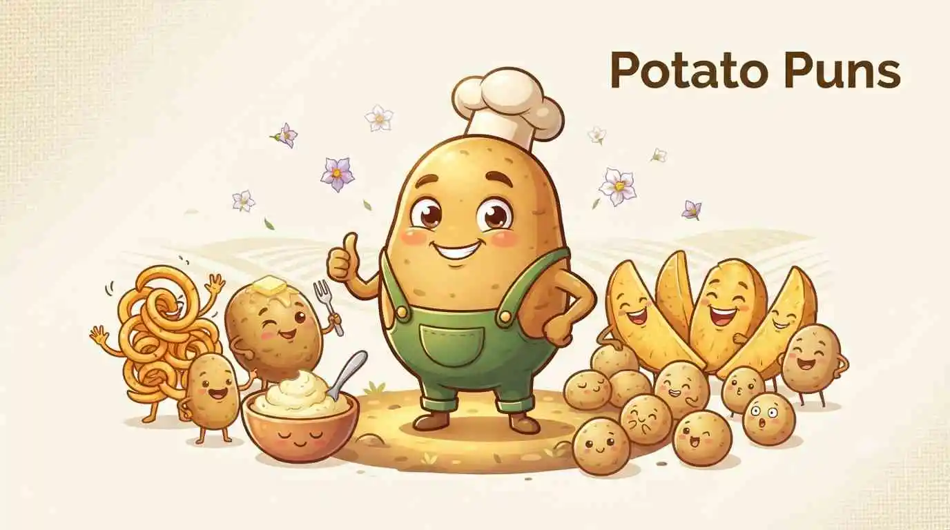 Happy potato friends