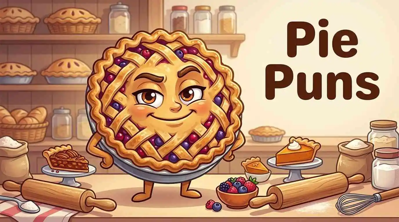 Funny pie character